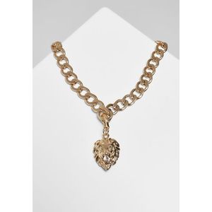 Urban Classics Lion Basic Necklace gold - One Size vyobraziť