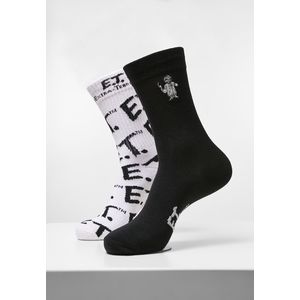 Mister Tee ET Socks 2-Pack black/white - 43-46 vyobraziť