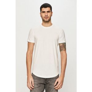 Tričko Jack & Jones biela farba, jednofarebné vyobraziť