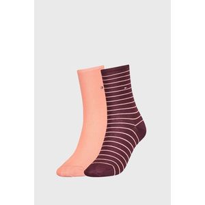 2 PACK dámskych ponožiek Tommy Hilfiger Stripes vyobraziť