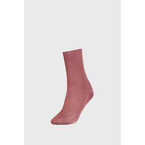Dámske ružové ponožky Tommy Hilfiger Small rib vyobraziť