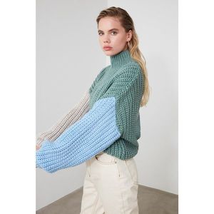 Dámsky sveter Trendyol Color Block vyobraziť