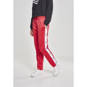 Urban Classics Ladies Button Up Track Pants fire red/white/navy - S vyobraziť