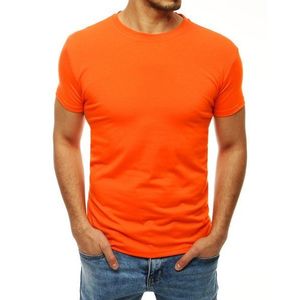 Jednoduché tričko v pomarančovej farbe vyobraziť