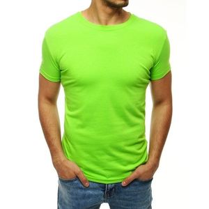 Jednoduché tričko v limetkovej farbe vyobraziť