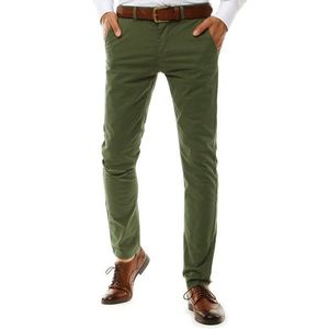 Elegantné zelené chinos nohavice vyobraziť