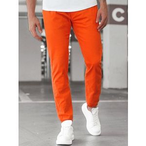 Nádherné jogger nohavice v tmavo-pomarančovej farbe JB/JP1145/13 vyobraziť