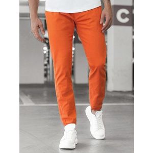 Nádherné jogger nohavice v pomarančovej farbe JB/JP1145/4 vyobraziť