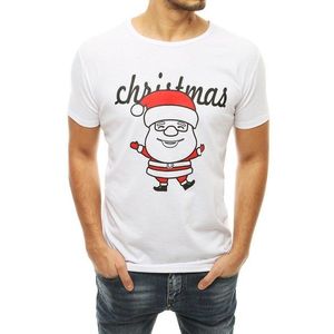 Veselé tričko v bielej farbe Christmas vyobraziť