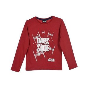Star wars červené chlapčenské tričko s dlhým rukávom vyobraziť