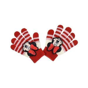 Minnie mouse červené pruhované rukavice vyobraziť