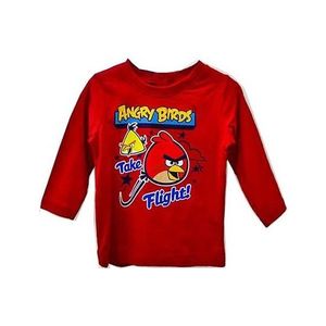 Angry birds chlapčenskú červené tričko vyobraziť
