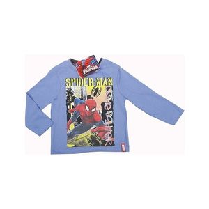 Spiderman svetlo modré chlapčenské tričko s dlhým rukávom vyobraziť
