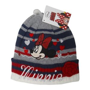 Minnie mouse dievčenské sivá pruhovaná čiapka vyobraziť