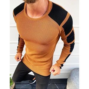 Pánsky sveter so štýlovými rukávmi. vyobraziť