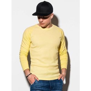 Klasické žlté tričko s dlhým rukávom L119 vyobraziť