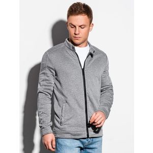 Ombre Clothing pánska mikina na zips vyobraziť