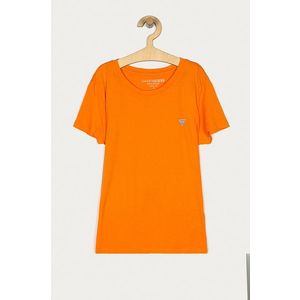 Tričko Guess dámske, oranžová farba vyobraziť