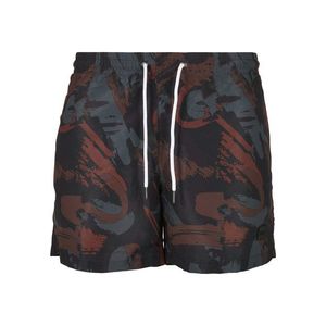 Urban Classics Pattern Swim Shorts 80's aop - L vyobraziť