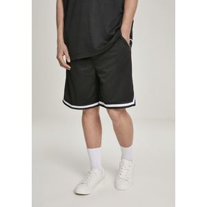 Urban Classics Premium Stripes Mesh Shorts black - S vyobraziť