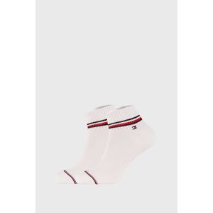 2 PACK bielych členkových ponožiek Tommy Hilfiger Iconic vyobraziť