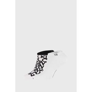 2 PACK bielych ponožiek Calvin Klein Deangelo vyobraziť