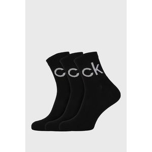 3 PACK čiernych ponožiek Calvin Klein Jason vyobraziť