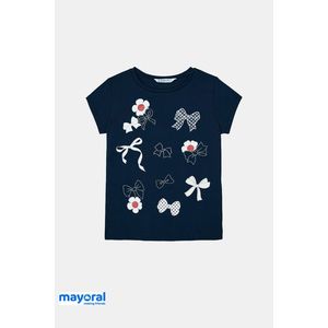 Dievčenské tričko Mayoral s mašličkami vyobraziť