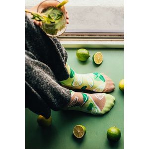 Hnedo-zelené ponožky Mojito vyobraziť
