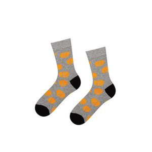 Sivo-oranžové ponožky Pumpkins vyobraziť