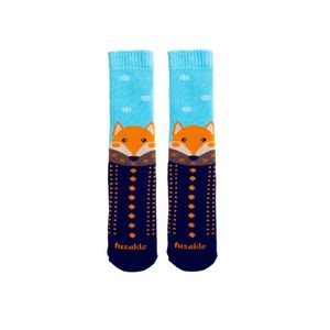 Modro-oranžové ponožky Froté Pipiška vyobraziť