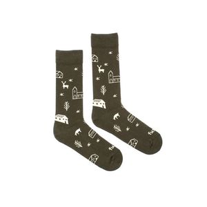 Tmavozelené ponožky Dedina vyobraziť