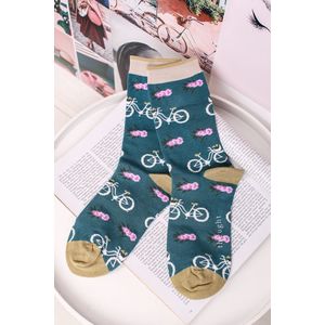 Zelené ponožky Bicycle Socks vyobraziť