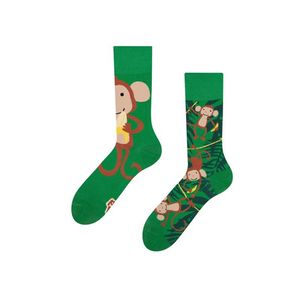 Zelené ponožky Monkeys vyobraziť