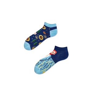 Modré vzorované členkové ponožky True Vincent Low vyobraziť