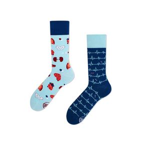 Modré vzorované ponožky Dr Sock vyobraziť