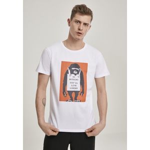 Pánske tričko Merchcode Banksy Do Nothing Tee Farba: white, Veľkosť: XS vyobraziť