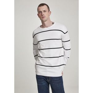 Urban Classics Line Striped Sweater black/white - S vyobraziť