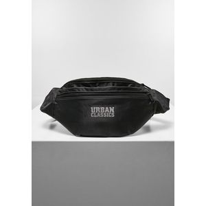 Urban Classics Recycled Ribstop Double Zip Shoulder Bag black - One Size vyobraziť