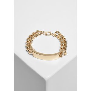 Urban Classics Plate Bracelet gold - L/XL vyobraziť