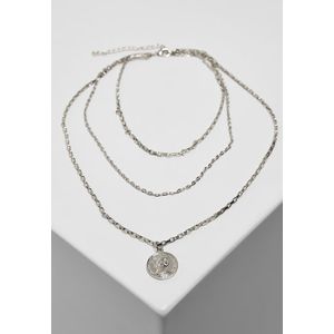 Urban Classics Layering Amulet Necklace silver - One Size vyobraziť