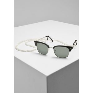 Urban Classics Sunglasses Crete With Chain black/green - One Size vyobraziť