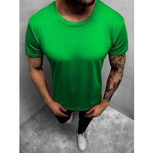 Jednoduché zelené pánske tričko JS/712005Z vyobraziť