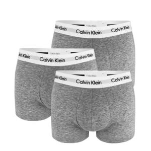 CALVIN KLEIN - 3PACK cotton stretch gray boxerky z organickej bavlny-XL (101-106 cm) vyobraziť