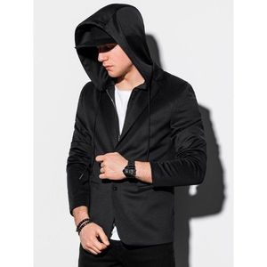Ombre Clothing Men's casual hooded blazer jacket M156 vyobraziť