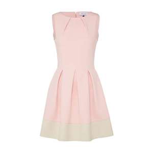 Closet London Puzdrové šaty ružová / prírodná biela vyobraziť