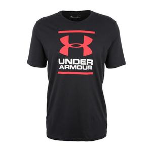UNDER ARMOUR Funkčné tričko 'GL Foundation' čierna / biela / svetločervená vyobraziť