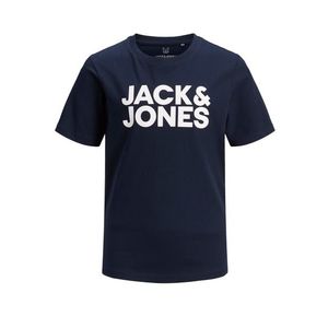 Jack & Jones Junior Tričko 'ECORP' námornícka modrá vyobraziť