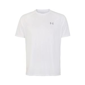 UNDER ARMOUR Funkčné tričko biela / sivá vyobraziť