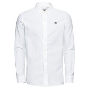 Lacoste LIVE Košeľa 'CHEMISE MANCHES LONGUES' biela vyobraziť